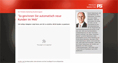 Desktop Screenshot of marketing-kundenmagnet.com